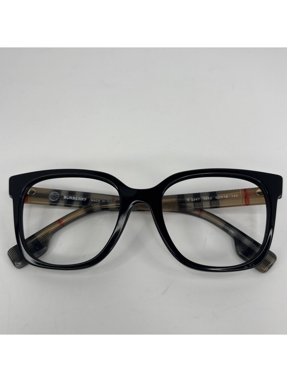 Burberry Evelyn Eyeglasses B 2347 3942 52-19 140 Frames Only READ